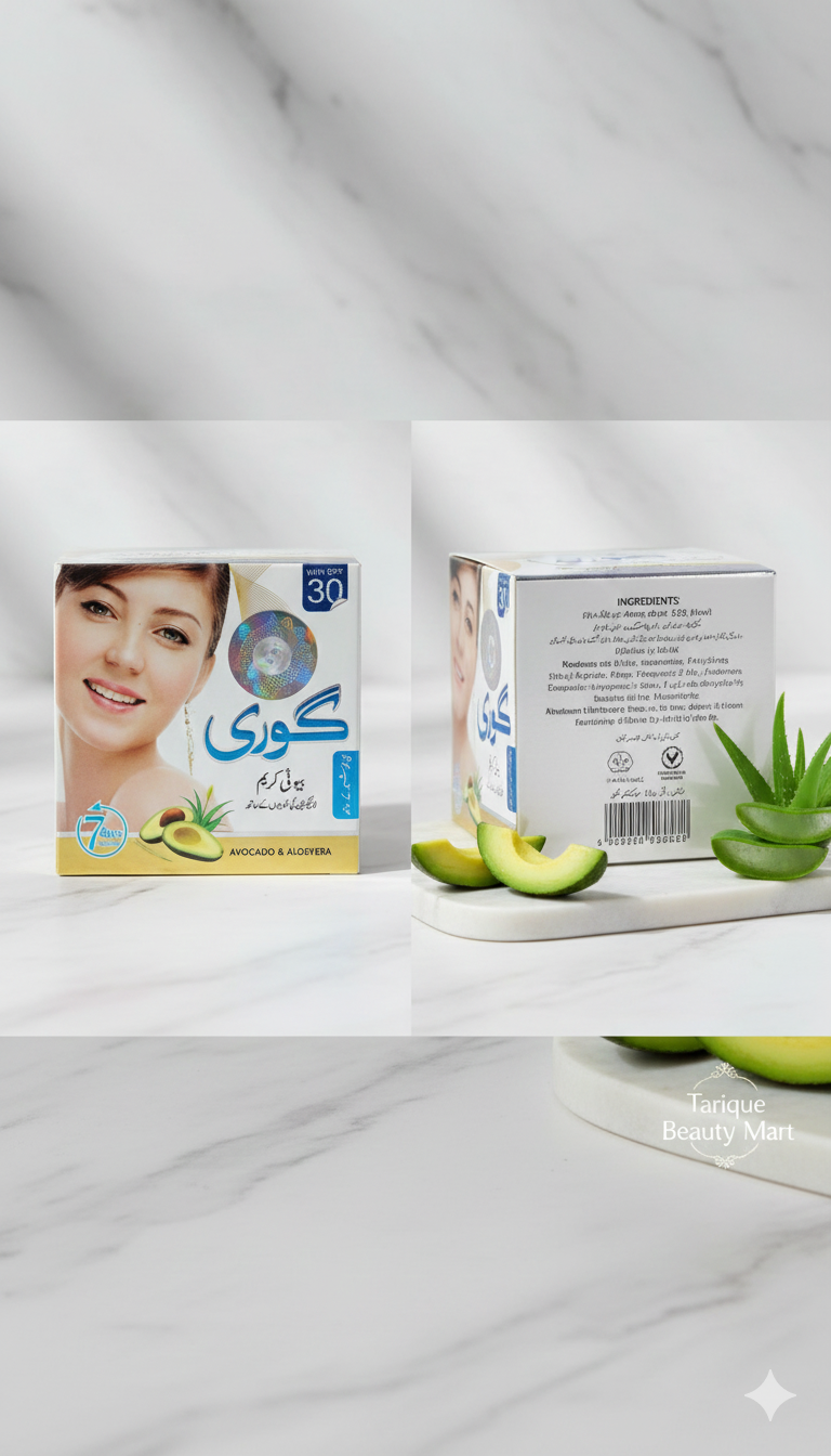 Goree Beauty Cream with SPF 30 – Avocado & Aloevera for Radiant & Glowing Skin